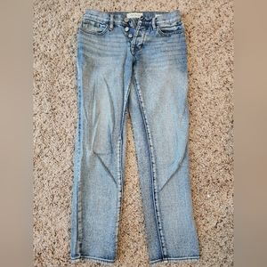 PacSun buttonfly light blue boyfriend jean, sz 22